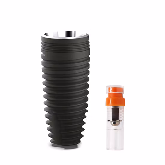 High-Quality Titanium PT Fixture (Pine Tree Fixture) SLA, Tapered Korea Dental Implant Materials