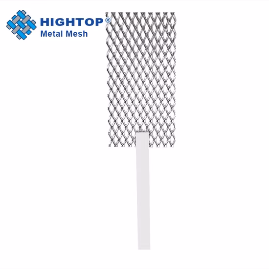 3 Inches Height 6 Inches Width Platinum Titanium Mesh Anode 1.5 Platinum Plating